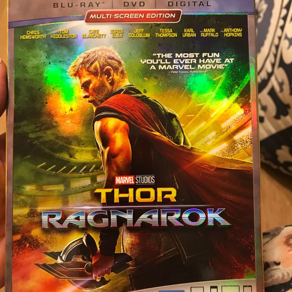 Thor Ragnarok dvd